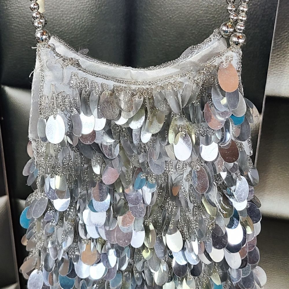 Sequin evening bag - Picture 2 of 5